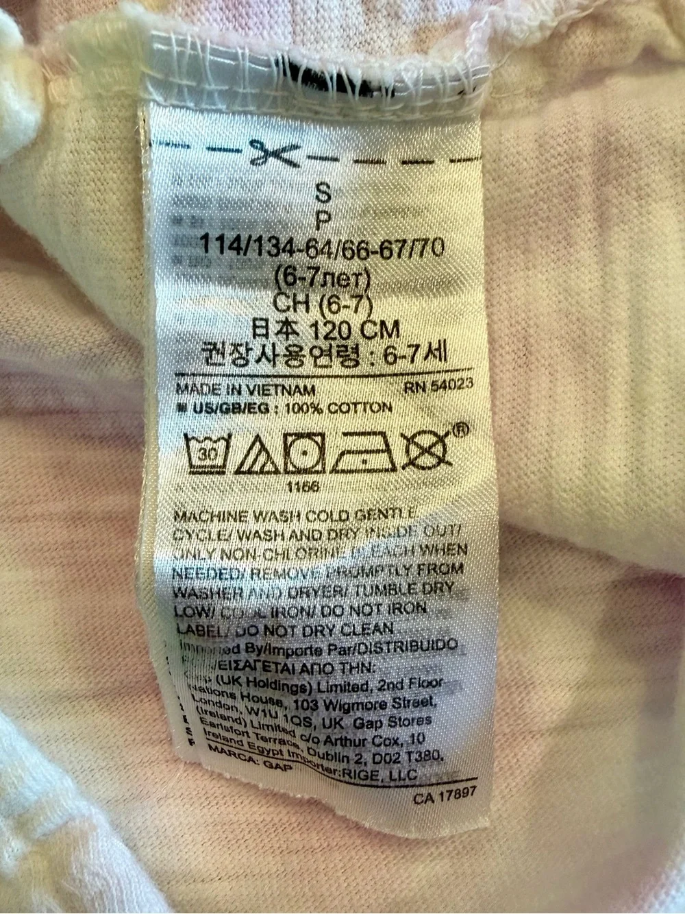 Gap Girl’s Tie-Dye T-Shirt Dress